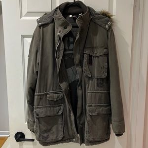 Rip Curl Military Field Jacket in Olive